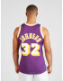 Mitchell & Ness Tricou funcțional 'LOS ANGELES LAKERS - MAGIC JOHNSON' galben auriu / mov vânătă / alb - Pled.ro