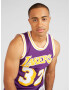 Mitchell & Ness Tricou funcțional 'LOS ANGELES LAKERS - MAGIC JOHNSON' galben auriu / mov vânătă / alb - Pled.ro