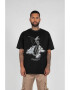 MJ Gonzales Tricou gri / negru / alb - Pled.ro