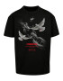 MJ Gonzales Tricou 'Freedom' gri / roșu / negru / alb - Pled.ro