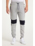 Mo SPORTS Pantaloni albastru noapte / gri amestecat - Pled.ro