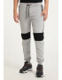 Mo SPORTS Pantaloni gri amestecat / negru - Pled.ro