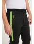 Mo SPORTS Pantaloni verde deschis / negru - Pled.ro