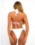 Moda Minx Slip costum de baie alb - Pled.ro