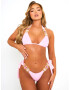 Moda Minx Slip costum de baie 'Boujee' auriu / roz / roz pastel - Pled.ro