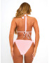 Moda Minx Slip costum de baie 'Boujee' auriu / roz / roz pastel - Pled.ro