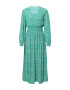 modström Rochie 'Archer' verde / alb - Pled.ro