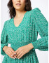 modström Rochie 'Archer' verde / alb - Pled.ro