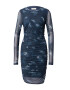 modström Rochie 'Clifford' bleumarin / albastru închis / alb - Pled.ro