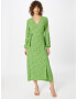 modström Rochie 'Oline' verde limetă / verde pin / alb - Pled.ro