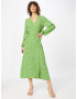 modström Rochie 'Oline' verde limetă / verde pin / alb - Pled.ro