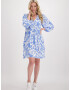 monari Rochie azuriu / alb - Pled.ro