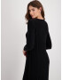 monari Rochie tricotat negru - Pled.ro