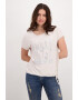 monari Tricou argintiu / alb - Pled.ro