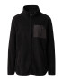 Monki Jachetă fleece negru - Pled.ro