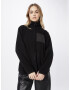 Monki Jachetă fleece negru - Pled.ro