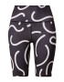 Monki Leggings negru / alb - Pled.ro