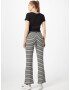 Monki Pantaloni negru / alb - Pled.ro