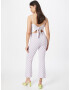 Monki Pantaloni mov pastel / alb - Pled.ro