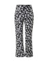 Monki Pantaloni negru / alb - Pled.ro