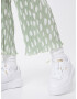 Monki Pantaloni verde deschis / alb - Pled.ro