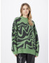 Monki Pulover verde / negru - Pled.ro