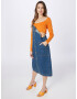 Monki Rochie albastru denim - Pled.ro