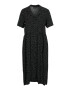 Monki Rochie negru / alb - Pled.ro