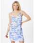 Monki Rochie albastru / azur / alb - Pled.ro