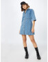 Monki Rochie albastru denim - Pled.ro