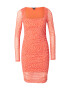 Monki Rochie portocaliu / alb - Pled.ro