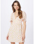 Monki Rochie galben / roz deschis / alb - Pled.ro