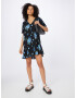 Monki Rochie tip bluză bleumarin / azur / verde / alb - Pled.ro