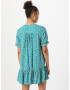 Monki Rochie tip bluză verde jad / mov pastel / alb - Pled.ro