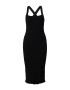 Monki Rochie tricotat negru - Pled.ro