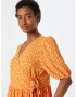 Monki Rochie portocaliu / alb - Pled.ro