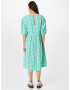 Monki Rochie verde / alb - Pled.ro