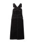 Monki Salopetă rochie scurtă negru denim - Pled.ro