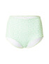 Monki Slip costum de baie verde jad / verde deschis / alb - Pled.ro