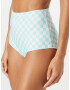 Monki Slip costum de baie verde jad / alb - Pled.ro