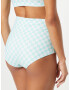 Monki Slip costum de baie verde jad / alb - Pled.ro