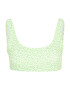 Monki Sutien costum de baie verde / verde deschis / alb - Pled.ro