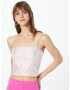 Monki Top roz pastel / argintiu - Pled.ro