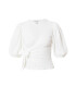 Monki Top alb - Pled.ro