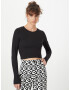 Monki Tricou negru - Pled.ro