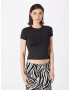 Monki Tricou negru - Pled.ro