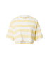 Monki Tricou galben / alb - Pled.ro