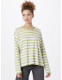 Monki Tricou verde stuf / alb - Pled.ro