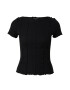 Monki Tricou negru - Pled.ro