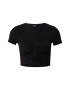 Monki Tricou negru - Pled.ro